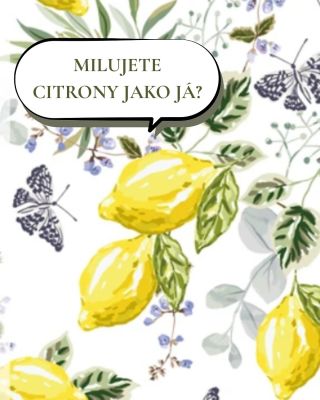 🍋 Citronová sezóna je v plném proudu! Naše kolekce citronových potisků je explozí svěžesti, stylu a letní atmosféry. 🌿 K...